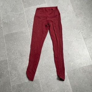 lululemon orange engineered camo aligns